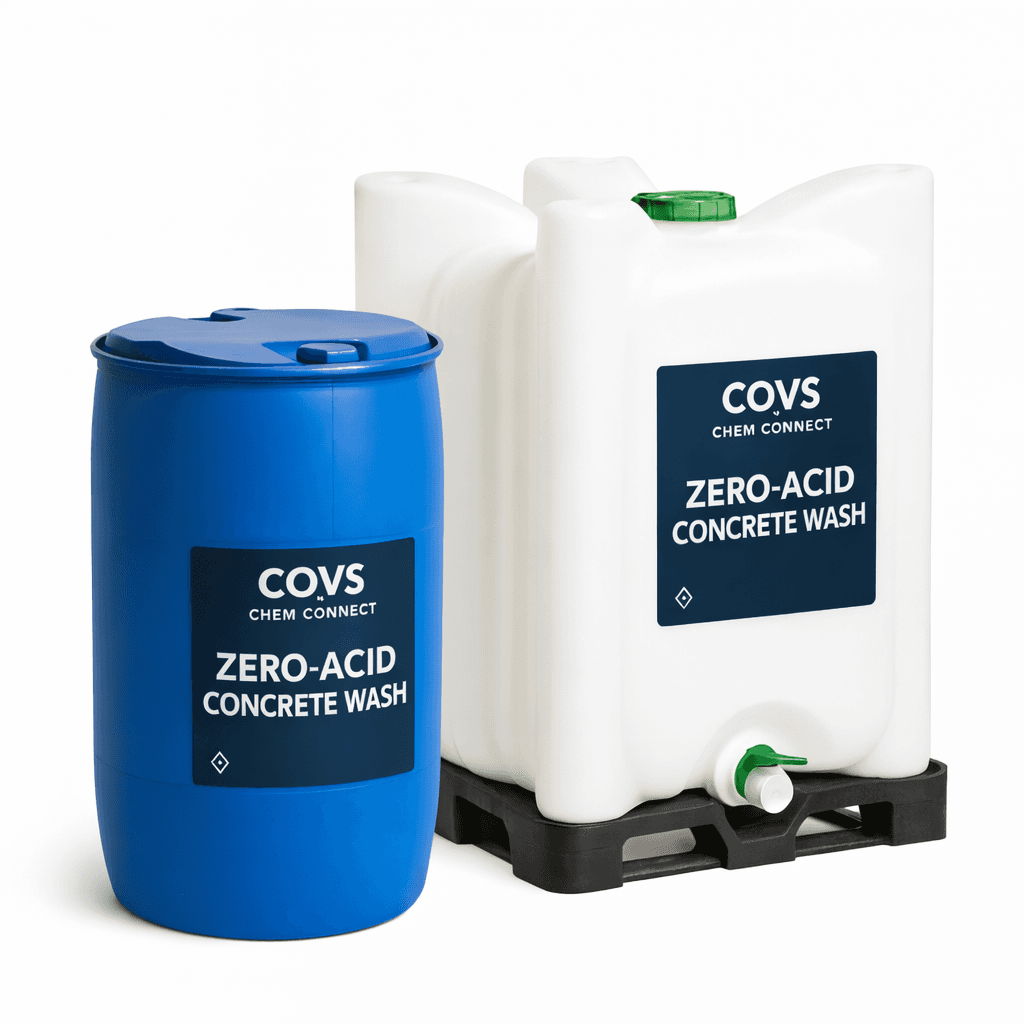Zero-Acid Concrete Wash